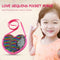 Sequin Heart Shoulder Handbags Flannel Women Kid Crossbody Bag (Multicolor)