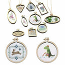 Mini Embroidery Hoop Wooden Frame Hand Cross Stitching Hoop Framing DIY Cra H7L6