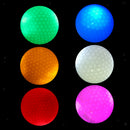 Set of 6 Night LED Light Up Golf Balls Standard Balls 42.6mm - Durable and