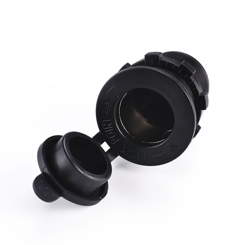 Waterproof 12V Boat Motorcycle Car Cigarette Lighter Socket Power Plug Outlet