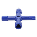 Multi-function Universal Cross Key Wrench for Electric Control Cabinet Door