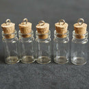 10pc Mini Perfume Bottle Small Bottle Oil Container Necklace Jewelry Accessories