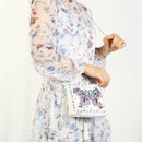 DIY Butterfly Special Shaped Diamond Painting Leather Chain Messenger Bag Wal