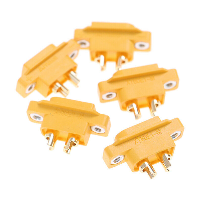 5pcs AMASS XT60E-M Mountable XT60 Male Plug for RC Drone FPV Racing Fixed B3 Cy