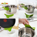 Silicone Slip On Pour Spout For Bowls Pots & Pans Drip Free Easy Pouring  ~ï¼ˆ