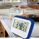 Portable LCD Digital Home Kitchen Cooking Timer Count-down Clock Alarm -Blue