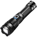 Super Bright XHP50 LED Flashlight 26650 USB Rechargeable Zoom Torch Light Hn