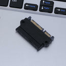 5Gbps SFF 8482 SAS to SATA 180 Degree Angle Adapter Converter Straight Head A