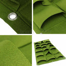2Pcs  Garden Plant Wall Hanging Grow Bag Sack 72 Pockets And 18