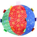 Colorful Ball Bell Soft Hand Grasp Music Sense Baby Kids Educational Plush
