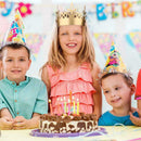 8pcs Kids Paper Party Happy Birthday Hats Crown Decorations Festival Supply