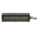 3 in 1 Multi-function Car LCD Digital Clock Voltage Meter Thermometer Voltmeter