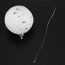 6PCS Christmas Snowball Balls Party Ornaments Xmas Tree Hanging Decoration  D6C4