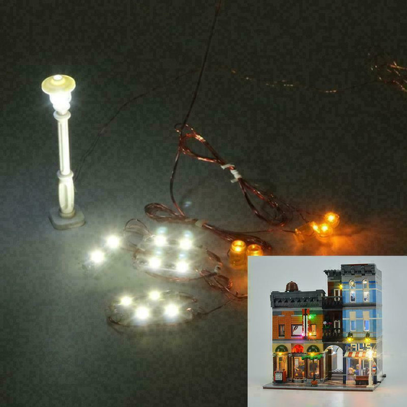 Lighting Kit For LEGO Creator 10246 Detective's Agency KIT ONLY) (LED LIGHT D9Q4