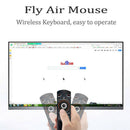 X6 2.4G Backlight Air Mouse Keyboard Remote Control For Android Smart TV BOEBME