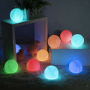 LED RGB Floating Ball Light Colorful Garden Pool Pond Decor Light Waterproof