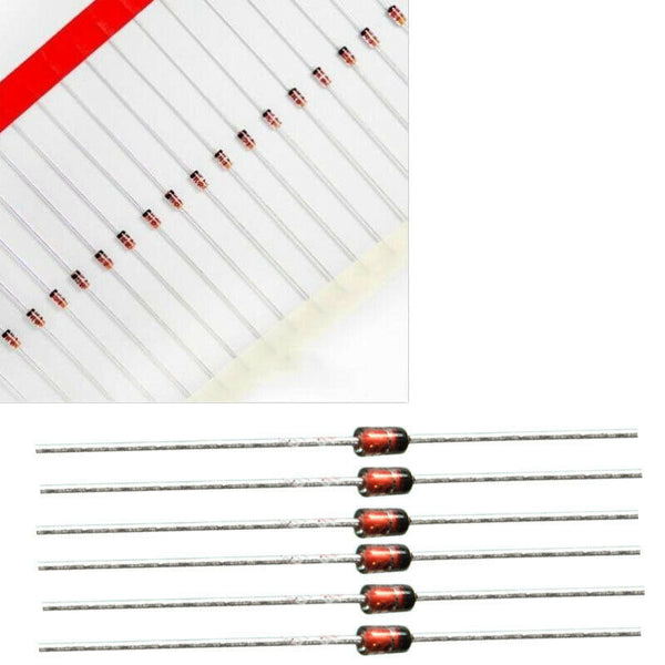 100pcs Brand New 1N4148 switching signal DIODE ST DO-35 OPN