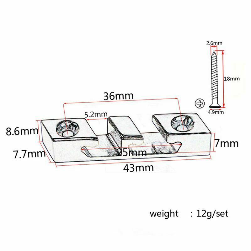Roller String Retainer Tree Guide For 3 String Bass Guitar Box Guitar - Chr