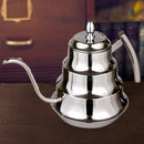 Kitchen Coffee Pot Stainless Steel Coffee Drip Kettle Tea Pot, 1.2L Fine Mo