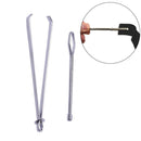 2pcs Wear Elastic Belt Wearing Rope Weaving Tools Stainless Steel Get Cited ClTE