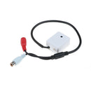 1Pcs adjustable microphone audio/sound monitor with rca 3.5mm for cctv camera FT