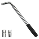 Extendable Wheel Brace Wrench Tire Tyre Telescoping Lug Wrench With Sockets