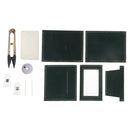 Retro Leather Card Bag Coin Case Complete Kit DIY Leathercraft Project Green