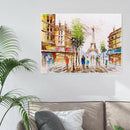 Wall Decor Full Round Diamond Painting Ki DIY Paris Tower Abstract Picture