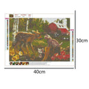 5D DIY Full Drill Diamond Painting Deer Nature Cross Stitch Decor (04)