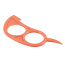 4 x Orange Opener Peeler Slicer Cutter Plastic Lemon Citrus Fruit Skin Remo U1O2