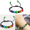Supernatural Chakra Yoga Bracelet Healing Balance Lava Reiki Stones Br AAS