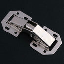 10pcs 3in Bridge Shaped Spring Frog Closet Cabinet Door Hinges No Drilling  A