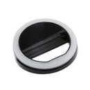 Portable Luminous LED Selfie Light 36 LED Bulbs Ring Lamp For Phone Black