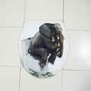 3pcs/set Elephant Print Anti Slip Water Absorb Floor Rugs Carpet Bath Mats