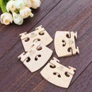 4pcs/set Maple Wood Violin Bridges for 4/4-3/4 Violin Musical Instrument P A