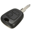 Car Key Shell Decorative Simple 2 Button ABS Protective Styling for Peugeot 206