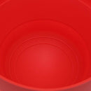 Microwave Popcorn Popper Collapsible Silicone Bowl with Lid and Handles(Red W4J7
