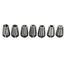 7Pcs ER11 1-7mm Spring Collets with ER11A 5mm Motor Shaft Holder Extension  X9L1