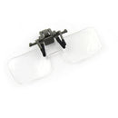 Magnifier Clip On Glasses Magnifying Glasses Eyeglasses Watch Repair Tool FT