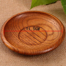 Environmentally Friendly Solid Round Bowl Wooden Cutlery Dishes Home Kitche