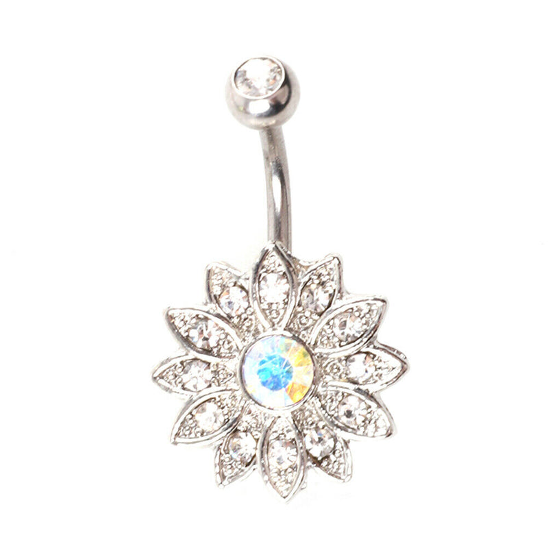 Body Piercing Kit Tool Sterile Nose Earrings Stud Belly Button Ring Jewelry SN9F