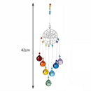 Crystal Ball Drops Decor Suncatcher Tree of Life Pendant Window Hanging Deco Hn
