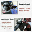 Universal Cruise Control Aluminum Motorcycle Throttle Lock w/Rubber Assist U8T7