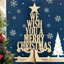 Have Yourself a Merry Little Christmas Holly Wood Plank Design Hanging Sign W9N5