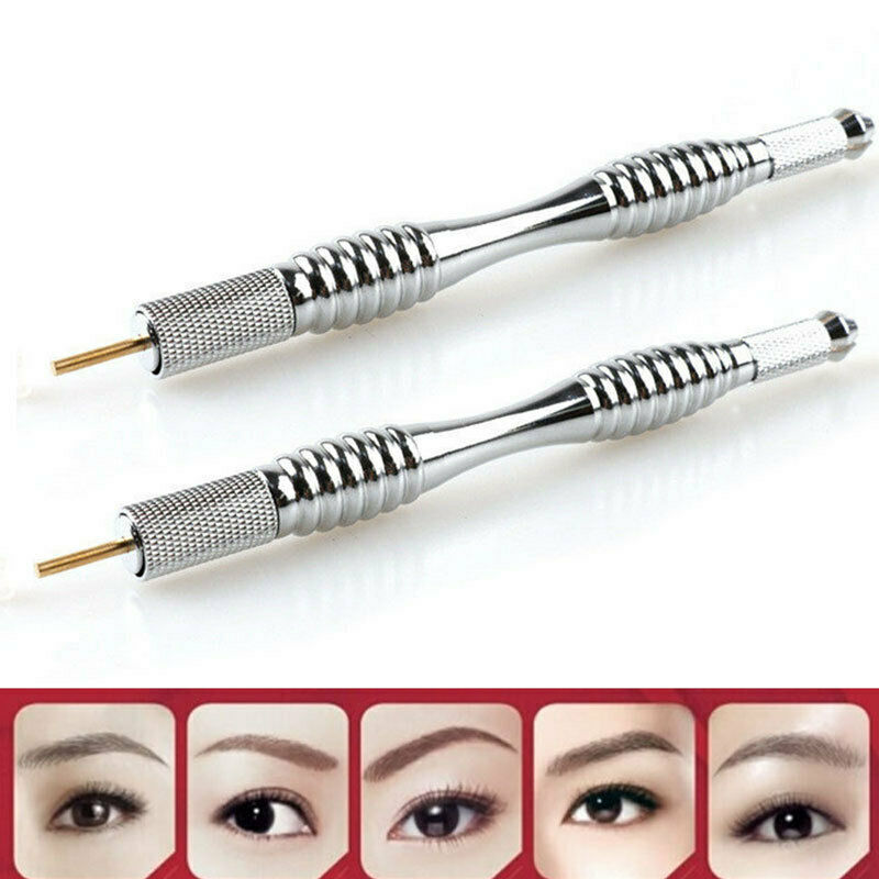 1x Manual Tattoo Pen Permanent Makeup Cosmetic Microblading Pen for Lip Eyebrow