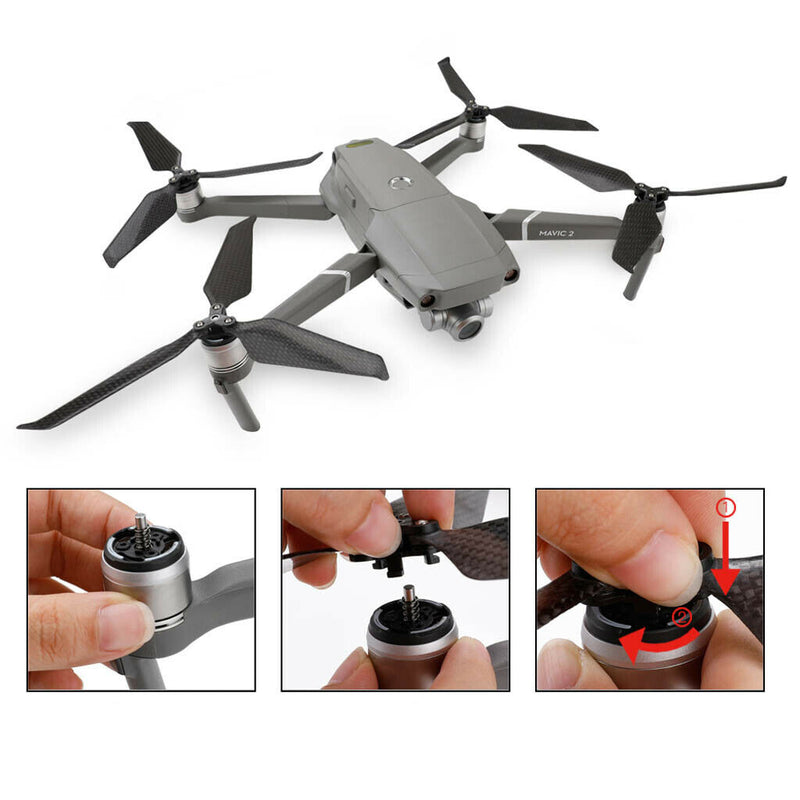 Carbon Fiber 8743 3-Leaf Propeller Prop Replacement for DJI Mavic 2 PRO
