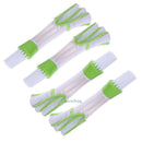 SN9F 4pcs Double Ended Car Cleaning Brush Ventilation Blinds Cleaner Tool
