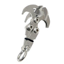 Stainless Steel Survival Folding Grappling Hook Outdoor Climbing Claw Carabiner