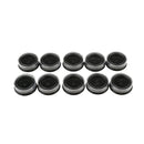 10 Pieces Plastic Nail Art Tips Powder Beads Storage Containers,Small Round