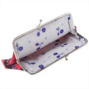 Women's Ladies Butterflies Printed Coin Purse(red)